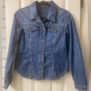 MAVI EMILY Denim Button Down Shirt Jacket Size Large